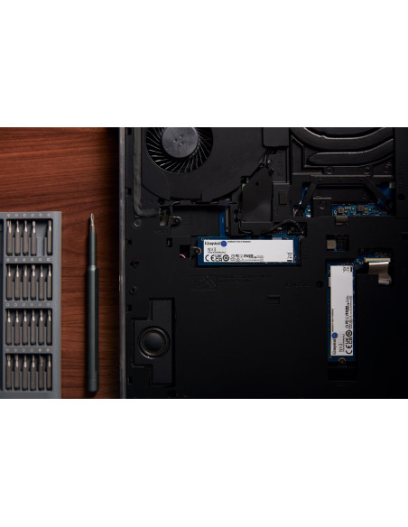 SSD, KINGSTON, NV3, 500GB, M.2, PCIE, NVMe, 3D NAND, Write speed 3000 MBytes/sec, Read speed 5000 MBytes/sec, TBW 160 TB, MTBF 