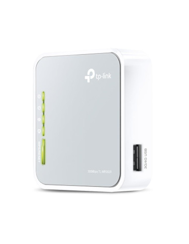 Wireless Router, TP-LINK, Portable 3G/4G Wireless N Router, Wi-Fi 4 (802.11n), Data speed 150 Mbit/s, Ethernet WAN Yes, Etherne