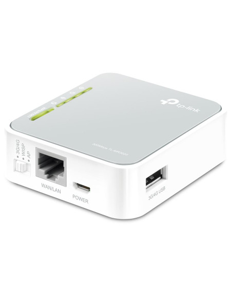 Wireless Router, TP-LINK, Portable 3G/4G Wireless N Router, Wi-Fi 4 (802.11n), Data speed 150 Mbit/s, Ethernet WAN Yes, Etherne