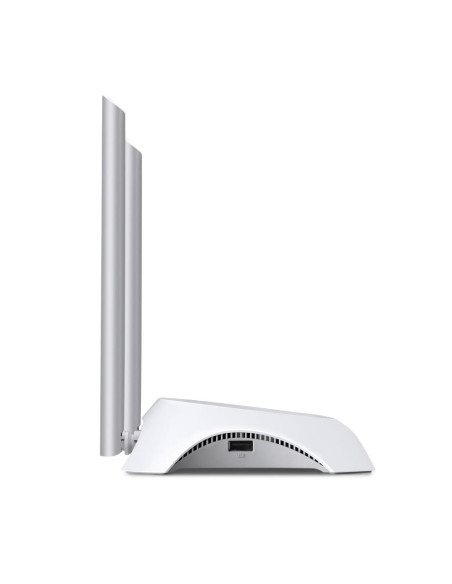 Wireless Router, TP-LINK, TL-MR3420, Wi-Fi 4 (802.11n), Data speed 300 Mbit/s, Ethernet WAN Yes, WAN connection type RJ-45, Eth