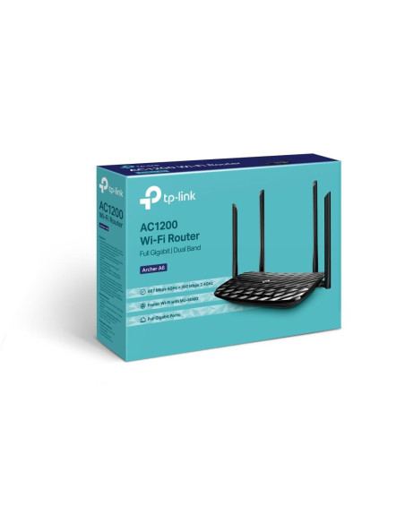 Wireless Router, TP-LINK, Wireless Router, 1200 Mbps, IEEE 802.11a, IEEE 802.11 b/g, IEEE 802.11n, IEEE 802.11ac, 4x10/100/1000