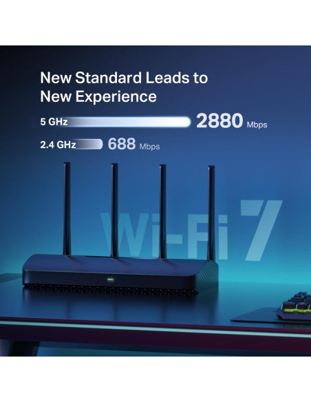 Wireless Router, MERCUSYS, Router, 3600 Mbps, Number of antennas 4, MR27BE