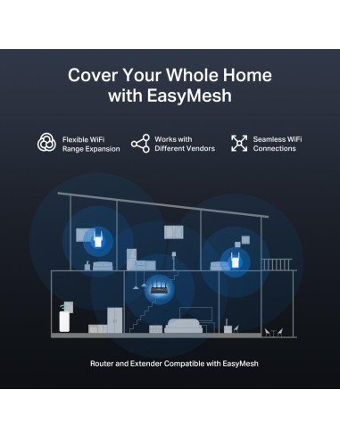Wireless Router, MERCUSYS, Router, 3600 Mbps, Number of antennas 4, MR27BE