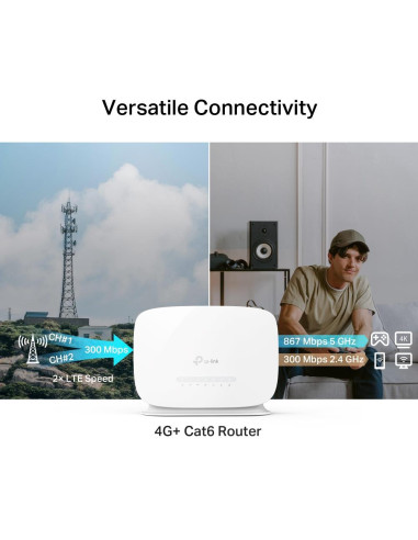 Wireless Router, TP-LINK, Wireless Router, 1200 Mbps, IEEE 802.11a, IEEE 802.11 b/g, IEEE 802.11n, IEEE 802.11ac, 3x10/100/1000