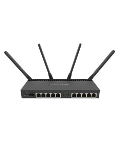 Wireless Router, MIKROTIK, RB4011iGS+5HacQ2HnD-IN, Wi-Fi 5 (802.11ac), Data speed 1733 Mbit/s, Ethernet LAN Yes, RB4011IGS+5HAC