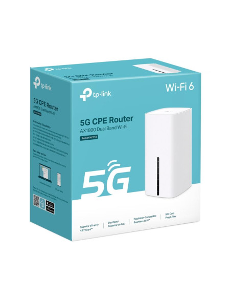 Wireless Router, TP-LINK, Router, 1800 Mbps, Mesh, LAN WAN ports 1, Number of antennas 10, ARCHERNX210