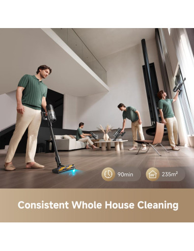 Vacuum Cleaner, DREAME, Z30 ULTRA, Dry, Stick vacuum, Black, Battery, 2.2kg, VZV78V