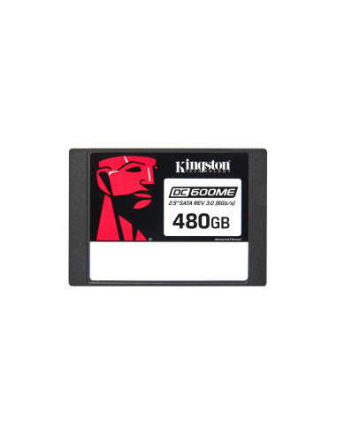 SSD, KINGSTON, 480 GB, Serial ATA III, 2.5", Write speed 470 MB/s, Read speed 560 MB/s, 876xTBW rating, MTBF 2000000 h, SEDC600
