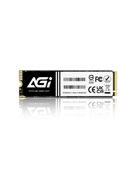 SSD, AGI, 300xTBW rating, MTBF 1600000 h, Read speed 3000 MB/s, Write speed 1400 MB/s, NVMe Yes, PCI Express 3.0, M.2, 512 GB, 