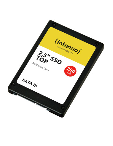 SSD, INTENSO, 256 GB, Serial ATA III, Write speed 500 MB/s, Read speed 550 MB/s, 2.5", MTBF 2000000 h, 3812440