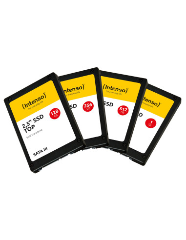SSD, INTENSO, 256 GB, Serial ATA III, Write speed 500 MB/s, Read speed 550 MB/s, 2.5", MTBF 2000000 h, 3812440