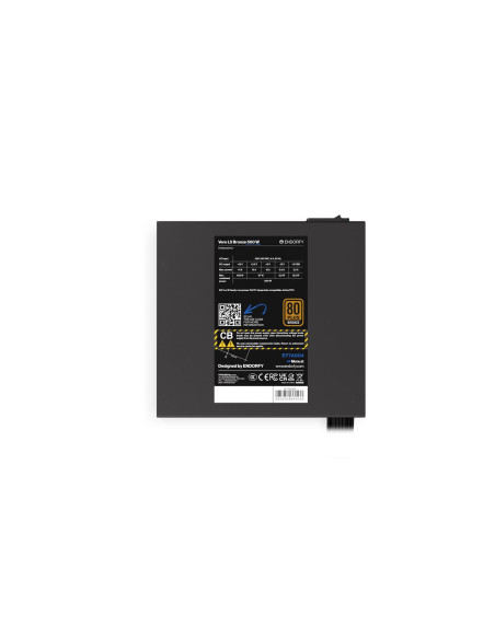 Power Supply, ENDORFY, Vero L5 Bronze 500 W, 500 Watts, Efficiency 80 PLUS BRONZE, MTBF 80000 hours, EY7A004