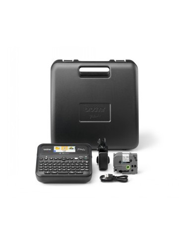 BROTHER PT-D610BTVP DESKTOP LABEL THERMO PRINTER, BT, 30MMSEC + CASE + SAMPLE TAPE, COLOR DISPLAY
