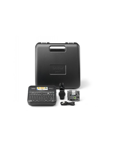 BROTHER PT-D610BTVP DESKTOP LABEL THERMO PRINTER, BT, 30MMSEC + CASE + SAMPLE TAPE, COLOR DISPLAY