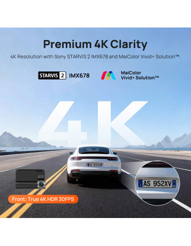 DASHCAM 4K SET/A810S-2 70MAI