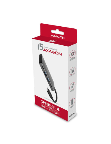 I/O HUB USB3.2 4PORT/0.13M HMC-4G2 AXAGON
