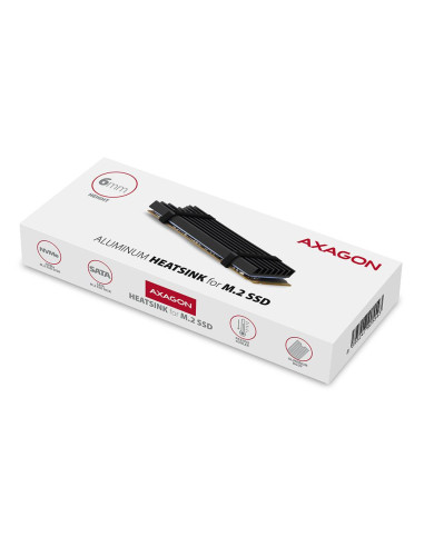 SSD ACC COOLER M.2 2280/6MM CLR-M2L6 AXAGON