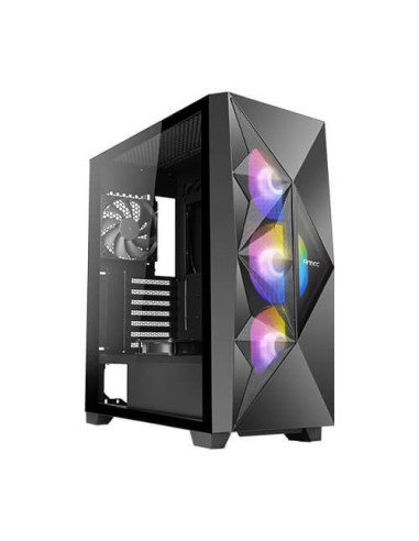 Case, ANTEC, DF800 FLUX, MidiTower, Case product features Transparent panel, Not included, ATX, MicroATX, MiniITX, Colour Black