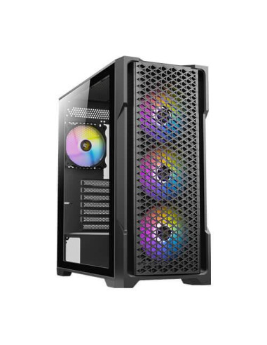 Case, ANTEC, AX90, MidiTower, Not included, ATX, MicroATX, MiniITX, Colour Black, 0-761345-10063-2