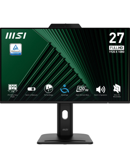 LCD Monitor, MSI, PRO MP272PMG, 27", Business, Panel IPS, 1920x1080, 16:9, 120 Hz, Speakers, PROMP272PMG