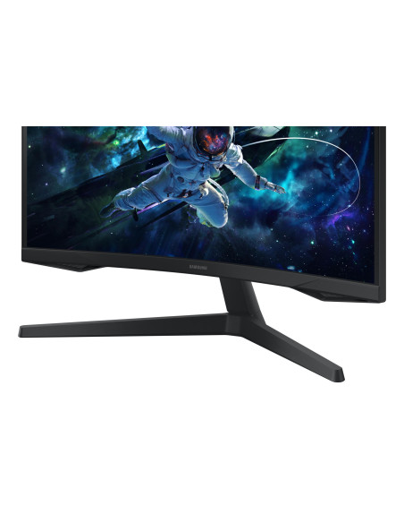 LCD Monitor, SAMSUNG, 27 ", 2560 x 1440 pixels, Wide Quad HD, Native aspect ratio 16:9, LED, Curved, LS27CG554EUXEN