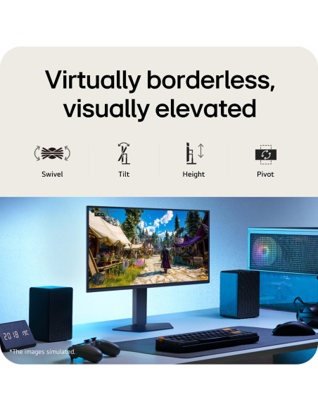 LCD Monitor, LG, 27 ", 1920 x 1080 pixels, Full HD, Native aspect ratio 16:9, LCD, Flat, 27G550B-B
