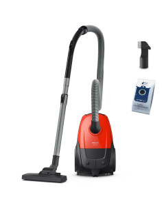 Vacuum Cleaner, PHILIPS, Input power 800 W, Dust capacity 3 L, Cylinder vacuum, Cleaning type Dry, Dust container Dust bag, Col