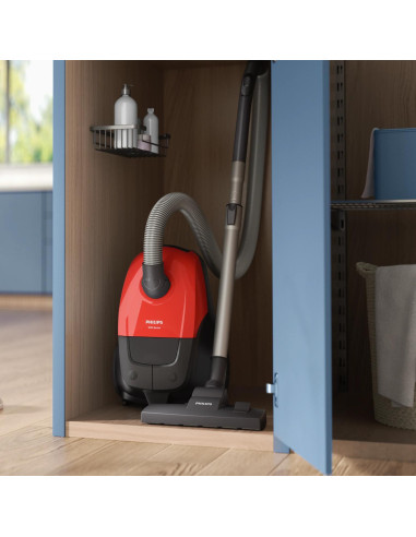 Vacuum Cleaner, PHILIPS, Input power 800 W, Dust capacity 3 L, Cylinder vacuum, Cleaning type Dry, Dust container Dust bag, Col