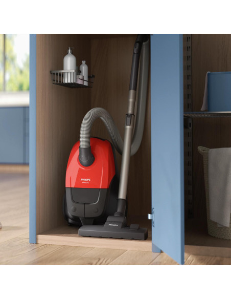 Vacuum Cleaner, PHILIPS, Input power 800 W, Dust capacity 3 L, Cylinder vacuum, Cleaning type Dry, Dust container Dust bag, Col