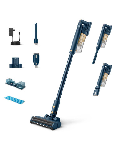 Vacuum Cleaner, PHILIPS, Upright/Cordless/Bagless, Capacity 0.27 l, Noise 84 dB, Blue, Weight 1.4 kg, XC5043/01