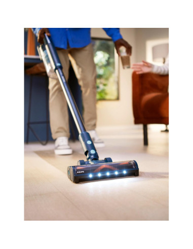 Vacuum Cleaner, PHILIPS, Upright/Cordless/Bagless, Capacity 0.27 l, Noise 84 dB, Blue, Weight 1.4 kg, XC5043/01