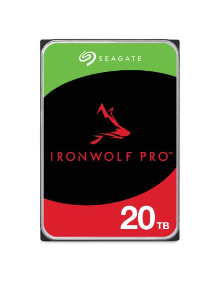 HDD, SEAGATE, IronWolf Pro, 20TB, SATA, 256 MB, 7200 rpm, 3,5", ST20000NT001