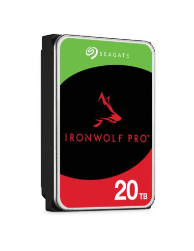 HDD, SEAGATE, IronWolf Pro, 20TB, SATA, 256 MB, 7200 rpm, 3,5", ST20000NT001