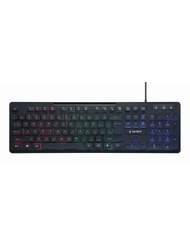 KEYBOARD MULTIMEDIA USB ENG/BLACK KB-UML-02 GEMBIRD