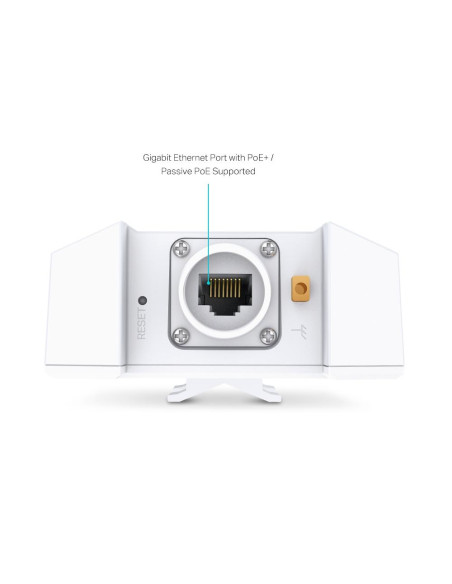 Access Point, TP-LINK, Omada, 3000 Mbps, IEEE 802.11a/b/g, IEEE 802.11n, IEEE 802.11ac, IEEE 802.11ax, 1x10/100/1000M, EAP650-O
