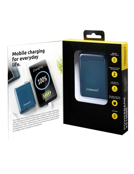 POWER BANK USB 10000MAH/PETROL XS10000 INTENSO