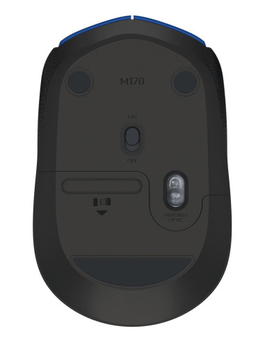 MOUSE USB OPTICAL WRL M171/BLUE 910-004640 LOGITECH