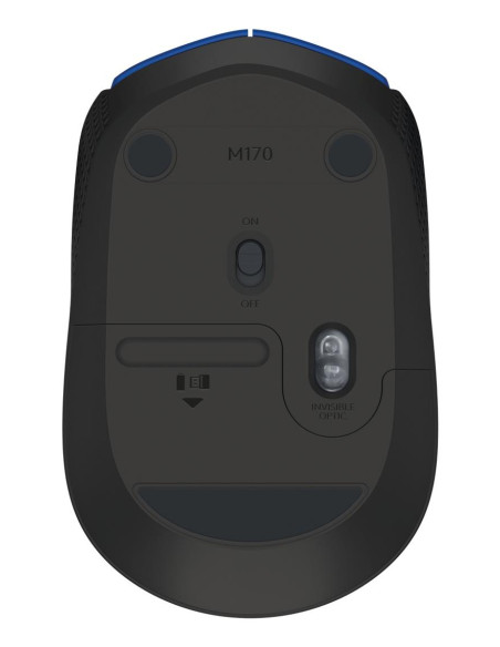 MOUSE USB OPTICAL WRL M171/BLUE 910-004640 LOGITECH