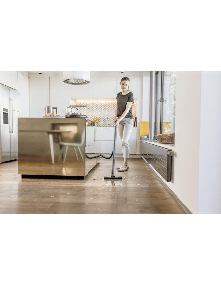 Vacuum Cleaner, KARCHER, Suction power 220 AW, Input power 1000 W, Dust capacity 15 L, Drum vacuum, Cleaning type Dry&wet, Dust
