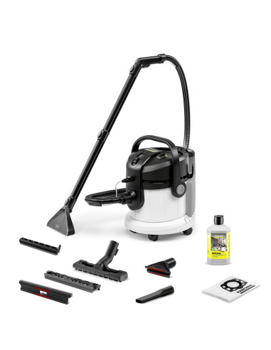 Vacuum Cleaner, KARCHER, Input power 1000 W, Dust capacity 4 L, Drum vacuum, Cleaning type Dry&wet, Dust container Bagless, Col