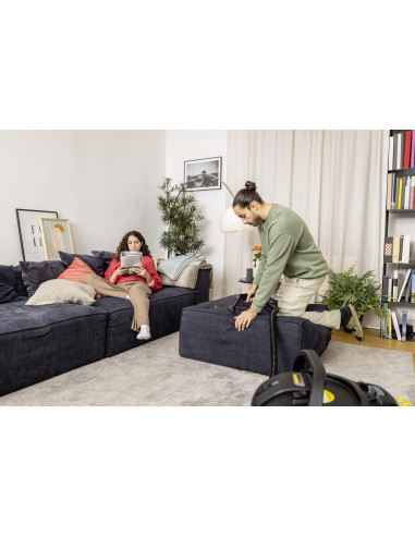 Vacuum Cleaner, KARCHER, Input power 1000 W, Dust capacity 4 L, Drum vacuum, Cleaning type Dry&wet, Dust container Bagless, Col