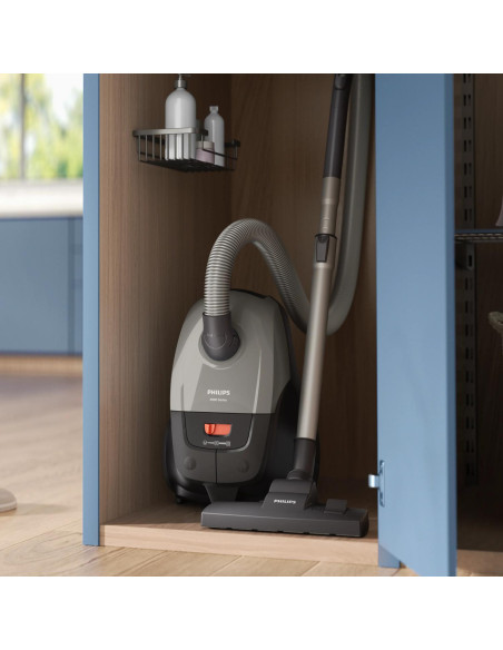 Vacuum Cleaner, PHILIPS, Input power 850 W, Dust capacity 3 L, Cylinder vacuum, Cleaning type Dry, Dust container Dust bag, Col