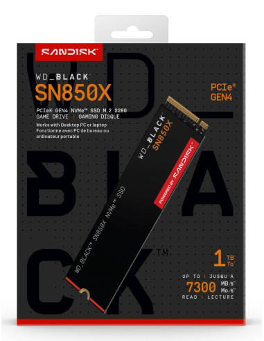 SSD, SANDISK, 600xTBW rating, Read speed 7300 MB/s, Write speed 6300 MB/s, NVMe Yes, PCI Express 4.0, M.2, 1000 GB, POWERED BY 