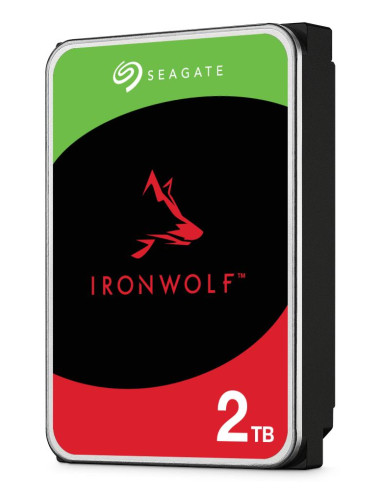 HDD, SEAGATE, IronWolf, 2TB, SATA, 256 MB, 5400 rpm, 3,5", ST2000VN003