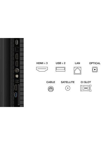 TV Set, TCL, 75 ", 4K Ultra HD, 3840 x 2160 pixels, Flat, 16:9, QLED, 75P7K