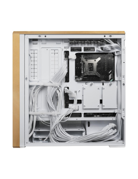 Case, LIAN LI, ATX/EATX/SSI EEB, White/Wood, Midi Tower, PC, Lian Li Lancool LAN217W White (G99.LAN217W.00), G99.LAN217W.00
