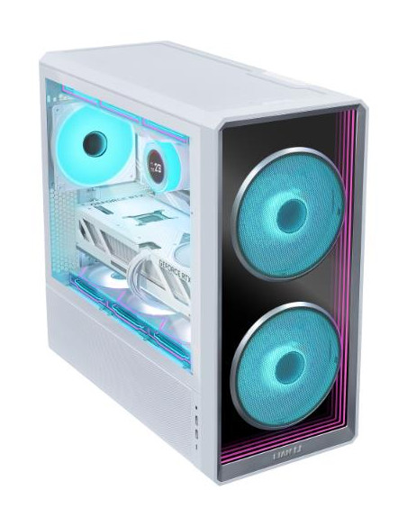 Case, LIAN LI, ATX/micro ATX/Mini-ITX/EATX/SSI EEB, White, Midi Tower, PC, Lian Li Lancool 217 INF White (G99.LAN217INFW.00), G