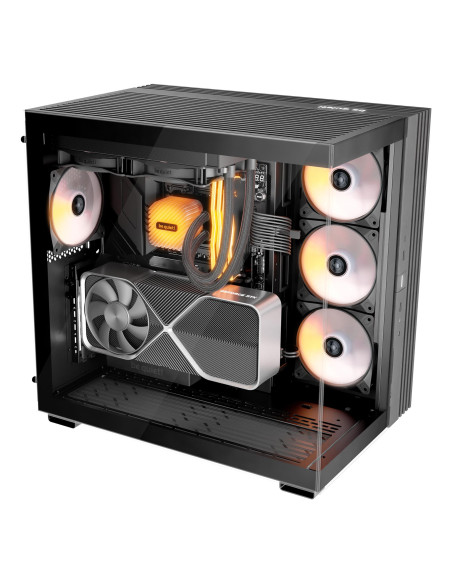 Case, BE QUIET, LIGHT BASE 600 DX, Tower, Case product features Transparent panel, ATX, MicroATX, MiniITX, Colour Black, BGW65