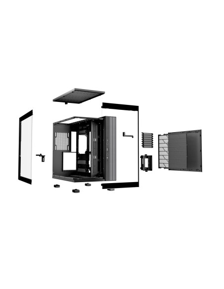 Case, BE QUIET, LIGHT BASE 600 DX, Tower, Case product features Transparent panel, ATX, MicroATX, MiniITX, Colour Black, BGW65