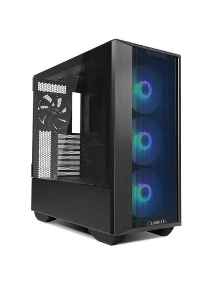 Case, LIAN LI, ATX/micro ATX/Mini-ITX/EATX, Black/Transparent, Midi Tower, PC, Lian Li Lancool III RGB Black (G99.LAN3RX.00), G